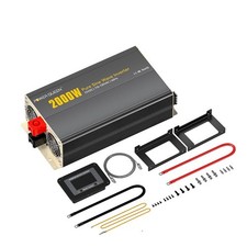 2000W Pure Sine Wave Inverter 12V DC to 110V-120V AC Inverter with 4 AC Outlets picture