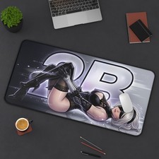 2B Sci-Fi Game Mouse Pad Futuristic Character Gaming Desk Mat picture