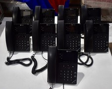 POLYCOM VVX 250 Desktop VoIP Phone w/Handset Stand AC Adapter 2200-48820-001 picture
