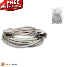 High-Quality 25Ft DB9 Serial Extension Cable with Male to Female Connectors picture