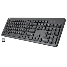 2.4G Wireless Keyboard Ultra Slim Full Size with Numeric Keypad for PC picture