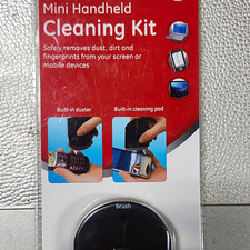 GE Mini Handheld Screen Cleaning Kit w/ Brush & Microfiber Cleaning Pad picture