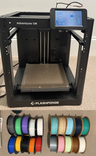 3D PRINTER &FILAMENT Flashforge 3D Printer Adventurer 5m + 20 Spools of Filament picture