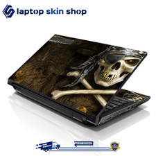 Laptop Skin Sticker Decal Cover for Notebook Apple Acer Pirate Skull 13-16 inch picture