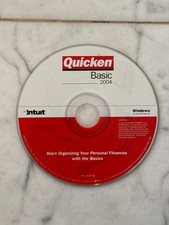 Intuit Quicken Basic 2004 CD-ROM Disc Only Vintage Software PN 354971 picture