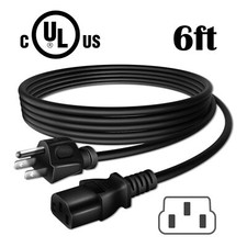 UL 6ft Power Cord For Epson PowerLite L200SX Business LCD Projector 3600 Lumens picture