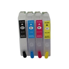 4- T068 Refillable Ink Cartridges for Epson NX400 NX415 NX515 Printers picture