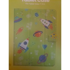 Kids Universal Tablet Case Outer Space Rockets Planets Fits 7 - 11 Inch Tablets picture