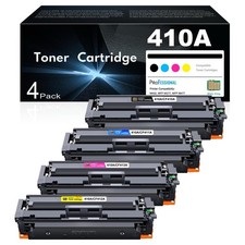 410A Toner Cartridge 4PK High Yield For HP MFP M477 M452 Series With Chip picture