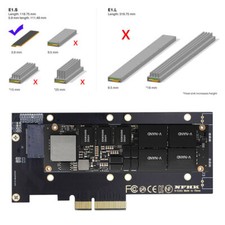 NFHK PCI-E Nvme Ruler 1U GEN-Z E1.S Carrier Adapter EDSFF Short SSD GEN-Z SSD picture