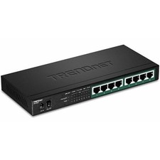 TRENDnet TPE-TG84 8-Port Gigabit PoE+ Switch 120W Unmanaged Metal Desktop picture