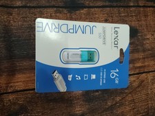 #A) Lexar JumpDrive V10 16GB 2.0 USB Flash Drive - Blue picture
