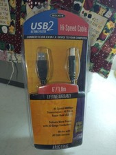 New Belkin Hi- Speed  USB 2.0 All  Device Cable,  6', 1.8 Black picture