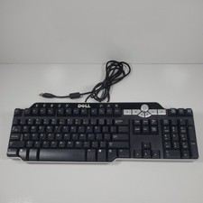Dell SK-8135 USB Hub Wired, Multimedia Keyboard - Black With Silver picture