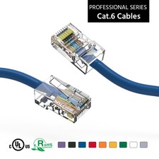 6Ft CAT6 UTP Ethernet Network Non Booted Cable Blue picture
