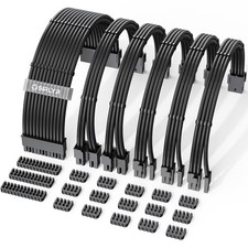 PSU Cable Extension Kit – 16AWG Power Supply Cables (1x 24Pin ATX / 2X 8Pin E... picture