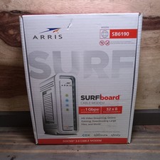 ARRIS SURFboard SB6190 DOCSIS 3.0 Cable Modem 32x8 1 Gbps White picture