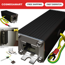 Ethernet Surge Protector for Gigabit & PoE++ Devices - Network Safety Shield picture
