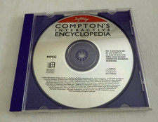 Vintage SoftKey Compton's Interactive Encyclopedia Windows PC CD-ROM-90s picture