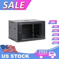 Aeons 6U Professional Wall-Mount 19-inch Network Server Rack Cabinet Mid-Depth picture
