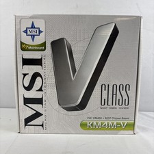 MSI Mainboard K7 V Class KM4M-V DDR333 AGP 8x 333MHz 5.1 Channel Audio New picture