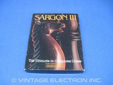 SARGON III - Computer Chess User's Guide & Box (No Software) - Apple II Series picture