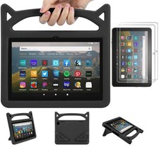 Case for Amazon Fire HD 8 inch Tablet 12th Generation 2022 + Tempered Glass Film picture
