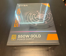EVGA 550 GA 550W 80 PLUS Gold Fully Modular ATX Power Supply, Black picture