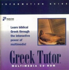 Greek Tutor PC CD learn biblical language learning tool instructor practice word picture