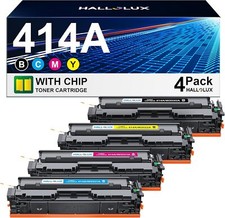 414A Toner Cartridges w Chip Replacement for HP W2020A 414X M454DW ~4PK *5890F2I picture