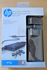 HP 65W Slim AC Adapter G6H47AA#ABA charge multiple devices 3 tips picture