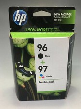 Set Genuine Factory Sealed Original HP 96 Black & HP 97 Color Inkjets 2021 picture