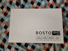 Bosto 16HD Series Drawing Tablet, In Original Box 15.6