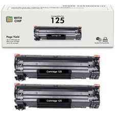 2 Pack CRG-125 For Canon 125 Toner Cartridge ImageCLASS MF3010 LBP6000 LBP6030w picture