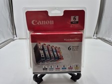 Genuine Canon BCI-6 Multi Pack Ink Black Cyan Magenta Yellow 6BK 6PC 6PM 6C 6M 6 picture