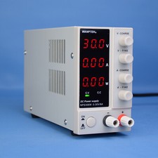 0-30V 0-6A Lab DC Bench Power Supply Variable Linear Adjustable Power Supply US picture