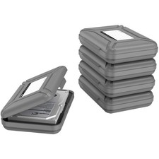 5-Pack Portable Hard Drive Cases for 3.5 Inch HDD/SSD - Shockproof & Waterproof picture