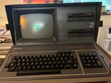 2 Kaypro Computers ( 1 Kaypro 2 & 1 Kaypro 4) complete with MANUALS & DISKETTES picture