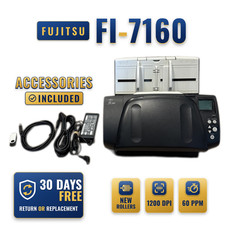 Fujitsu Fi-7160 High Speed Color Duplex Document Scanner USB 3.0 w/Acessories picture