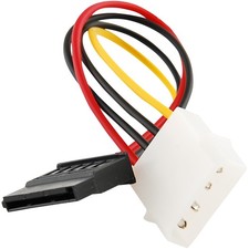 IDE/Molex 4-Pin Female To Serial ATA SATA 15-Pin Male Power Adapter Cable picture