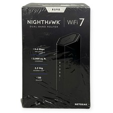 NETGEAR Nighthawk RS90 WiFi 7 BE3600 Dual Band Router 2.5G Gig Internet Open Box picture