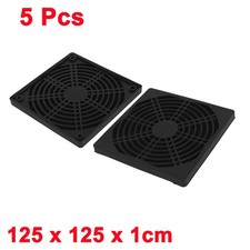 120mm Computer PC Dustproof Cooler Fan Case Cover Dust Filter Mesh 5pcs picture
