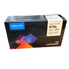 My Cartridge SUPRINT Replacement Ink Cartridge 67XL 2-Pack Black/Color NOTE picture
