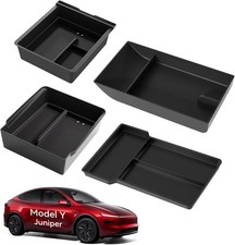 for 2026 Tesla Model Y Juniper Center Console Organizer Tray 4PCS picture