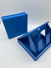 Vintage Blue ComputerLand Floppy Disk Library Case - 5.25