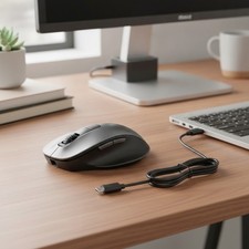Silent Wireless Bluetooth Mouse – 90-Day Battery Life & Multi-Device Compatible picture
