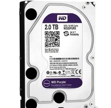 1PCS Purple Western Digital 2TB WD20PURX 5400 RPM 3.5 Inch Internal Hard Disk D picture