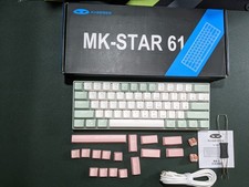 MAGEGEE MK-STAR61 60% WIRED Mechanical Keyboard/Ginger Cat Switch, RGB 61 Keys picture