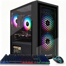 STGAubron Gaming PC Desktop Computer,i7 Xeon E5 3.0GHz,RX 550,16G,512G,W11H picture
