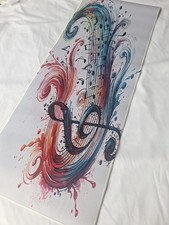 Long Colorful Mouse Pad- Music Notes picture